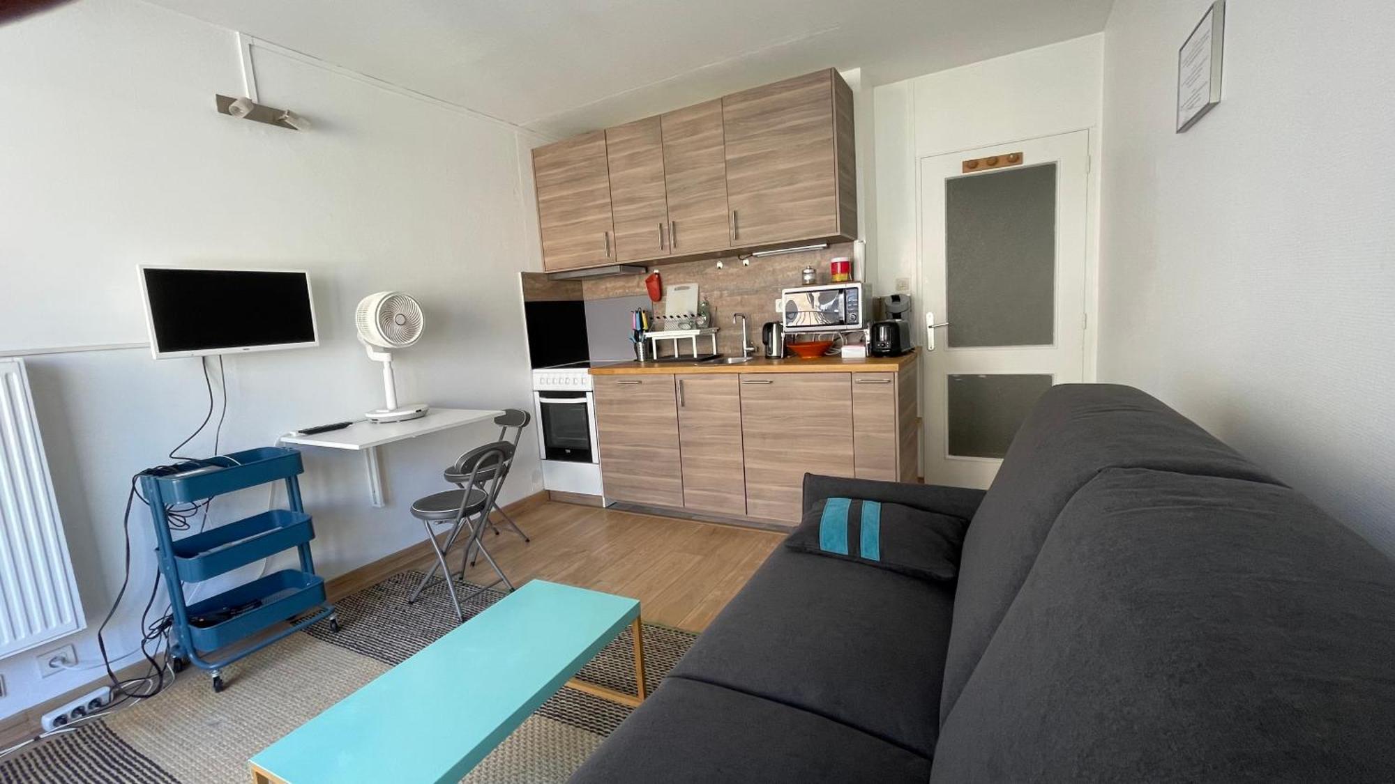 Studio plein centre avec garage, piscine et gardien Grenoble Extérieur photo